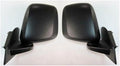 2 Piece Driver and Passenger Side Mirror Assembly Set Manual Adjustment Non-Heated No Memory Textured Compatible with 2015-2018 Chevrolet City Express 2013-2021 Nissan NV200 NI1320245 NI1321245