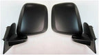 2 Piece Driver and Passenger Side Mirror Assembly Set Manual Adjustment Non-Heated No Memory Textured Compatible with 2015-2018 Chevrolet City Express 2013-2021 Nissan NV200 NI1320245 NI1321245