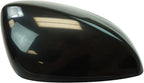 Passenger Side Power Mirror Smooth Black with Turn Signal Compatible with 2014-2016 Mazda 3 Japan Built MA1321179 MA1321180