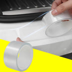 Car Door Entry Guards Scratch Cover Protector Paint Threshold Guard,Door sill Protector,Front Rear Door Entry Sill Guard Scuff Plate for Most Cars,2in9.8ft(5cm*3m) Transparent