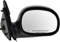 Passenger Side View Mirror Manual Folding Manual Adjustment Non-Heated No Memory Chrome Compatible with 1997-2002 Ford F150 Without Aspherical Glass
