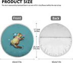 Otter Steering Wheel Sun Shade Cover Steering Wheel Sun Foil Anti-Heat Aluminum Steering Wheel Cover Steering Wheel Sun Heat Shield for SUV Truck Van
