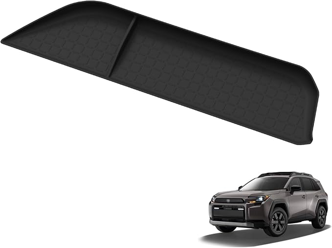 co-Pilot's Dashboard Organizer for Toyota RAV4 2026 Central Control Dashboard TPE Storage Box Interior Auto Accessories Black