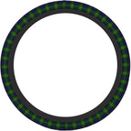 Thickened Elastic Steering Wheel Cover, Gordon Tartan Blue Green Plaid Ultra, Soft, Breathable, Fit for Cars, SUVs, Trucks, Stylish Comfortable Grip