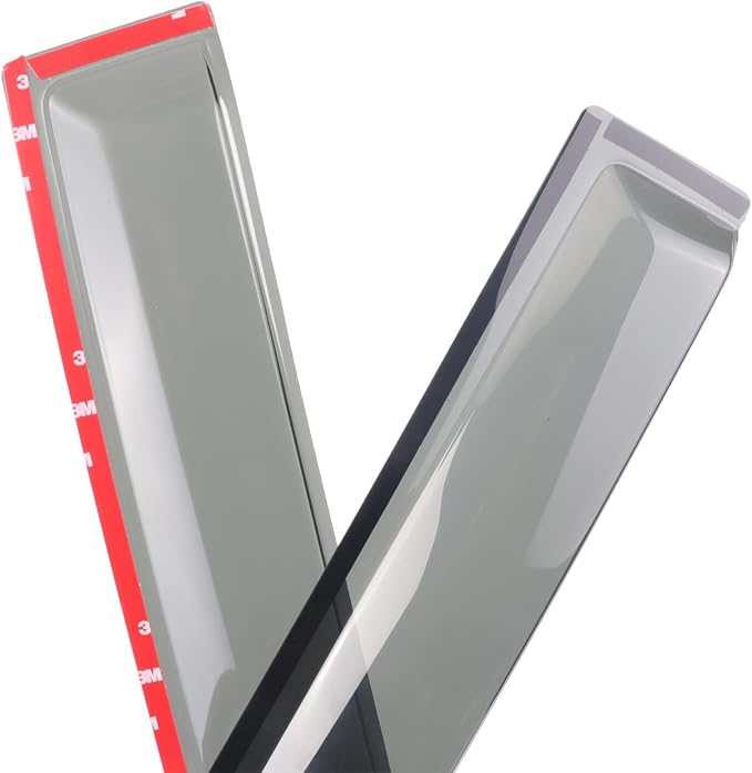Window Visors Rain Guards Deflector 4 Piece Set for 2015-2022 Chevrolet Chevy Colorado & GMC Canyon Crew Cab 94995