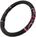 Universal Fit Universal Love Story Steering Wheel Cover - Rubber (Love Story Pink)
