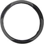 Sporty Two Tone Ergonomic Grip Steering Wheel Cover - Massaging Gel Grip for Standard Size Wheels 14.5-15 inch Gray/Black