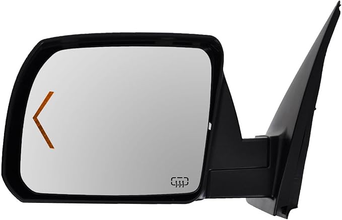 Power Heated Side Mirror Set Left & Right Manual Folding with Turn Signal Compatible with 2007-2013 Toyota Tundra TO1320252 TO1321252