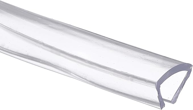 Clear Edge Trim, 9.8Ft Silicone U Channel Edge Protector, Edges Guards Fits 1/2" for Car Doors Sheet Metal Parts (3/4" W x 15/32" H)