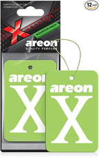 X XV08 Hanging Best Car Air Freshener Mountain Fresh Scent, Paper Hanging Ornaments, Long Lasting Scent for Car or Home 12 Pack