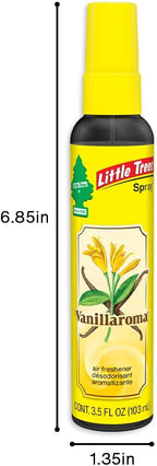 Car Air Freshener | Spray Provides a Long-Lasting Scent for Auto or Home | On-the-go Freshness | Vanillaroma, 6 Air Fresheners