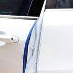Car Door Edge Guards, 16FT Car Edge Rubber Seal Trim Protector, No Glue Needed U Shape Car Door Guard Universal for Most Cars, Vehicles, SUVs (Blue/16FT)