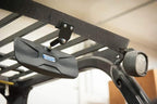 Deluxe Rear View Mirror for Forklifts, Fits 3/16" - 1" Roll Cage, Toyota, Hyster, Yale, etc.