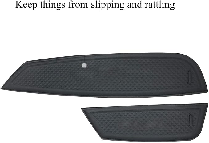 Front Row Door Side Organizer Compatible with Mercedes Benz GLC GLC250 GLC300 GLC350 GLC43 AMG C-Class Sedan C300 C450 C63 AMG W205 2015-2022 Armrest Phone Container Storage Box Handle Pocket