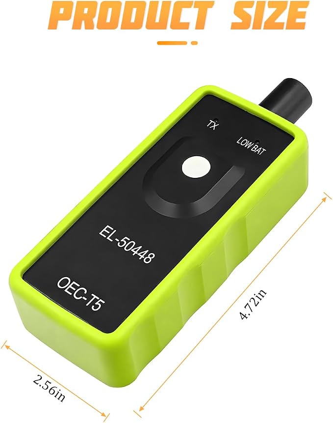 TPMS Relearn Tool for GM Vehicles, EL-50448 Tire Pressure Monitor Sensor Activation Reset Tool OEC-T5, System Programming Training for Most Series Cars (Green)