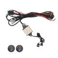 Heated Seat Cushion Switch Panel Universal PP Car Seat Heater Assembly with Low Off Control for 12V Auto Interior(Round Switch)