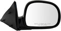 Passenger Side View Mirror Manual Folding Electric Adjustment Non-Heated No Memory Black Compatible with 1995-1998 Chevrolet Blazer 1994-1997 S10 GMC S-15 Sonoma 1995-1997 Jimmy 1996-1997 Bravada