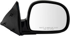 Passenger Side View Mirror Manual Folding Electric Adjustment Non-Heated No Memory Black Compatible with 1995-1998 Chevrolet Blazer 1994-1997 S10 GMC S-15 Sonoma 1995-1997 Jimmy 1996-1997 Bravada