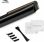 Voron Glass in-Channel Extra Durable Rain Guards for Trucks GMC Sierra 2500HD/3500HD 2007-2014 Crew Cab, Window Deflectors, Vent Window Visors, 4 Pieces - 200834