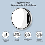 8PCS Car Blind Spot Mirrors, Convex Car Mirror, 360°Wide Angle Convex Mirrors with Adjustable Frame, Self-Adhesive Round HD Glass Rear View Accessories Universal for Sedan SUV Truck