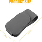 Sunglasses Holders for Car Sun Visor, Leather Eyeglasses Hanger Mounter, Magnetic Glasses Holder and Ticket Card Clip, Auto Interior Accessories Universal for SUV Pickup Truck