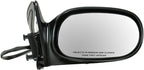 Driver and Passenger Side Mirror Assembly Set Power Paint to Match Smooth Black Compatible with 1998-2002 Toyota Corolla LE