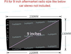 9'' Car Dash Radio Stereo Frame Fascia Bezel for Honda Acura MDX 2007-2013 Mount Trim Panel