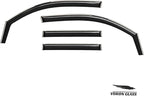 Voron Glass in-Channel Extra Durable Rain Guards for Toyota Tacoma 2024-2026 Double Cab, Window Deflectors, Vent Window Visors, 4 Pieces - 200694