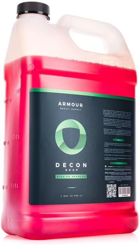 Decon Soap - High-pH Decontamination Shampoo - Alkaline Degreasing Agents and Biodegradable Ingredients - 128 oz