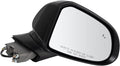 Passenger Side Mirror Assembly Power Paint to Match Smooth Black Blind Spot Compatible with 2019-2020 Hyundai Santa Fe