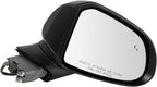 Passenger Side Mirror Assembly Power Paint to Match Smooth Black Blind Spot Compatible with 2019-2020 Hyundai Santa Fe