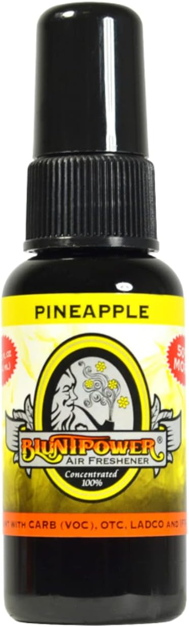 (Pineapple, 1 Pack) Concentrated Air Freshener for Room and Car Spray - Oil-Based Diffuser Spray Bottle - Long-Lasting Bathroom Spray, Car Freshener, & Odor Eliminator Spray