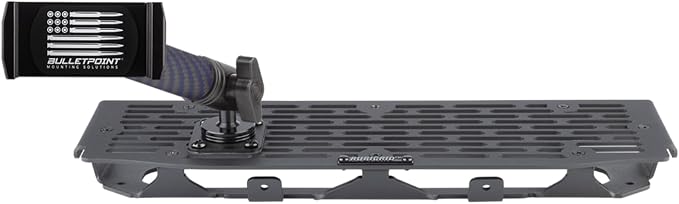RubiGrid Metal Dash Mount Phone Holder Compatible with 2021-2025 Ford F-150 and 2021-2023 Ford Raptor (Spring-Loaded)
