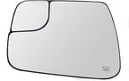 Left Driver Side Heated Convex Mirror Glass Replacement For 2019 2020 2021 Dodge Ram 1500 - Power Heated, with Backing Plate, Replace 68402036AA 68402037AA