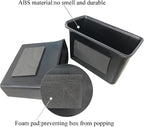 Front Row Door Organizer Compatible with VW Atlas 2018 2019 2020 2021 2022 2023 Atlas Cross Sport Armrest Storage Box Phone Container Handle Pocket ABS Tray Insert Glove Pallet