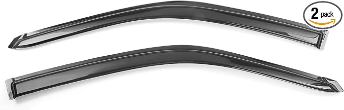 Tape On Window Visors Fits for 2001-2005 Honda Civic 2dr Coupe, Not Fit Hatchback Trims, Side Auto Window Wind Deflectors, Ventshade, Rain Guards for Cars/Trucks