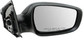 Passenger Side Mirror Power Heated Paint to Match with Turn Signal Compatible with 2012-2017 Hyundai Accent HY1321183