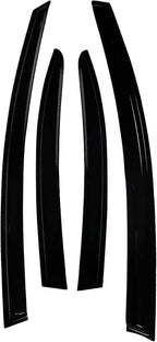 Window Visors Shade Sun Rain Wind Guards Deflectors Cover Acrylic Outside Replacement for Civic Sedan 2006-2011