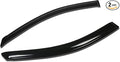 2Pcs Tape-On Window Visor Deflector Rain Guard Compatible with 2004-2010 Toyota Sienna, Acrylic