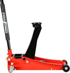 2.5 Ton Low Profile Floor Jack, Heavy Duty Floor Jack with Dual Piston Quick Lift Pump, Steel Car Jacks Adjustable Height 3.5"-19.5", Trolley Floor Jacks 2.5 Ton/5000 LBS Capacity, Red