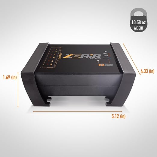 X AIR Series Digital Signal Processor, 32bit/96khz, Bluetooth and APP Control, 19 Band EQ, 2 Input (X6 AIR)