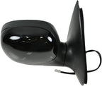 Passenger Side View Mirror Manual Folding Electric Adjustment Non-Heated No Memory Black Compatible with 1997-2003 Ford F150 Truck Without Aspherical Glass