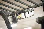 Deluxe Rear View Mirror for Forklifts, Fits 3/16" - 1" Roll Cage, Toyota, Hyster, Yale, etc.
