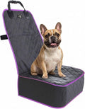 Dog Car Seat Cover, Waterproof Front Seat Protector for SUV Truck Sedan, Pet Safety Travel Comfort System with Universal Fit, Pink