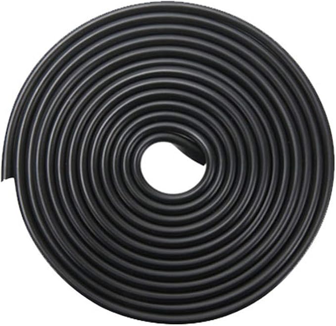 U Shape Car Door Moulding Protector Strip Edge Guard Trim Seal | 16ft 5M U Shape Auto Rubber Protect Stripping Anti-Scratch Anti-Collision Guards Black