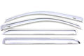 Auto Ventshade [AVS] Outside Mount Rain Guards For 2019-2026 Chevrolet Silverado, GMC Sierra 1500, 20-25 Silv./Sierra 2500HD/3500HD, CREW CAB ONLY | Window Vent Visors, 4 pcs. - Chrome | 684805