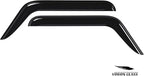 Voron Glass Tape-on Extra Durable Rain Guards for Jeep Wrangler JL 2018-2026/Jeep Gladiator 2020-2026, Window Deflectors, Vent Window Visors, 2 Pieces - 100278