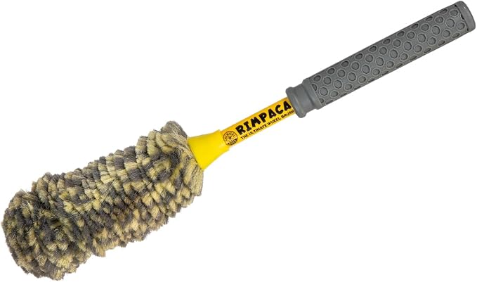 Rimpaca Ultimate Wheel Brush Set - 3-Piece Wheel Cleaner Brush Kit with Soft Bristle Brushes for Cars, Trucks, SUVs, Motorcycles, and RVs - Safe for Rims, Grilles, and Tight Areas