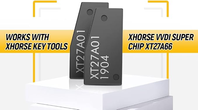 Super Chip, VVDI Super Transponder Chip, XT27A01 XT27A66 Transponder for ID46/40/43/4D/8C/8A/T3/47(Pack of 10)