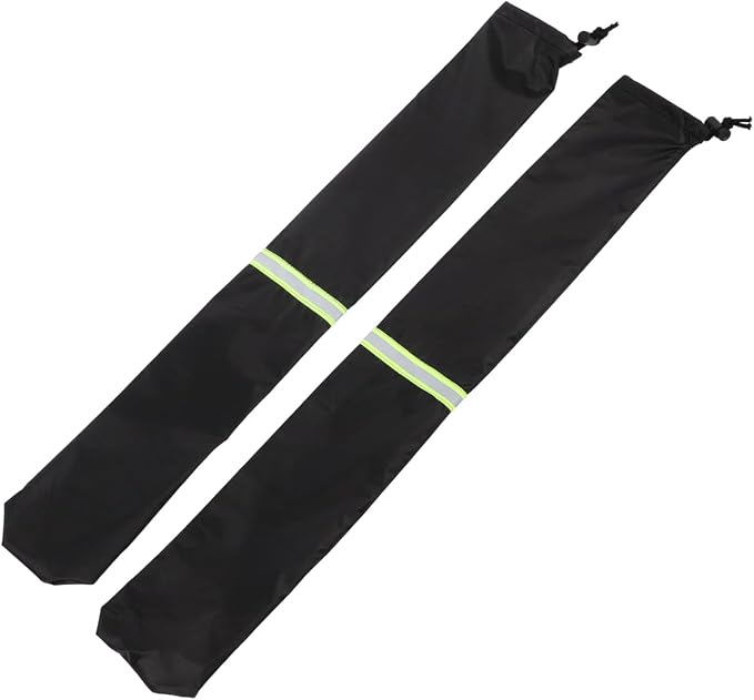 2Pcs Wiper Blade Protectors, 25.5x3.9in Polyester Car Windshield Wiper Covers, 210D Waterproof Rain and Bird Droppings RV Windshield Cover for Cars SUVs and Trucks